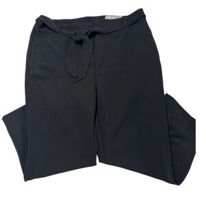 Chico's New Classic Ankle Women's Trousers Belted Black Size 3 (16R)